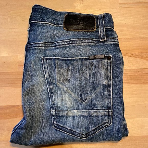 HUDSON JEANS Axl Skinny Fit Jeans Battery - Picture 1 of 13